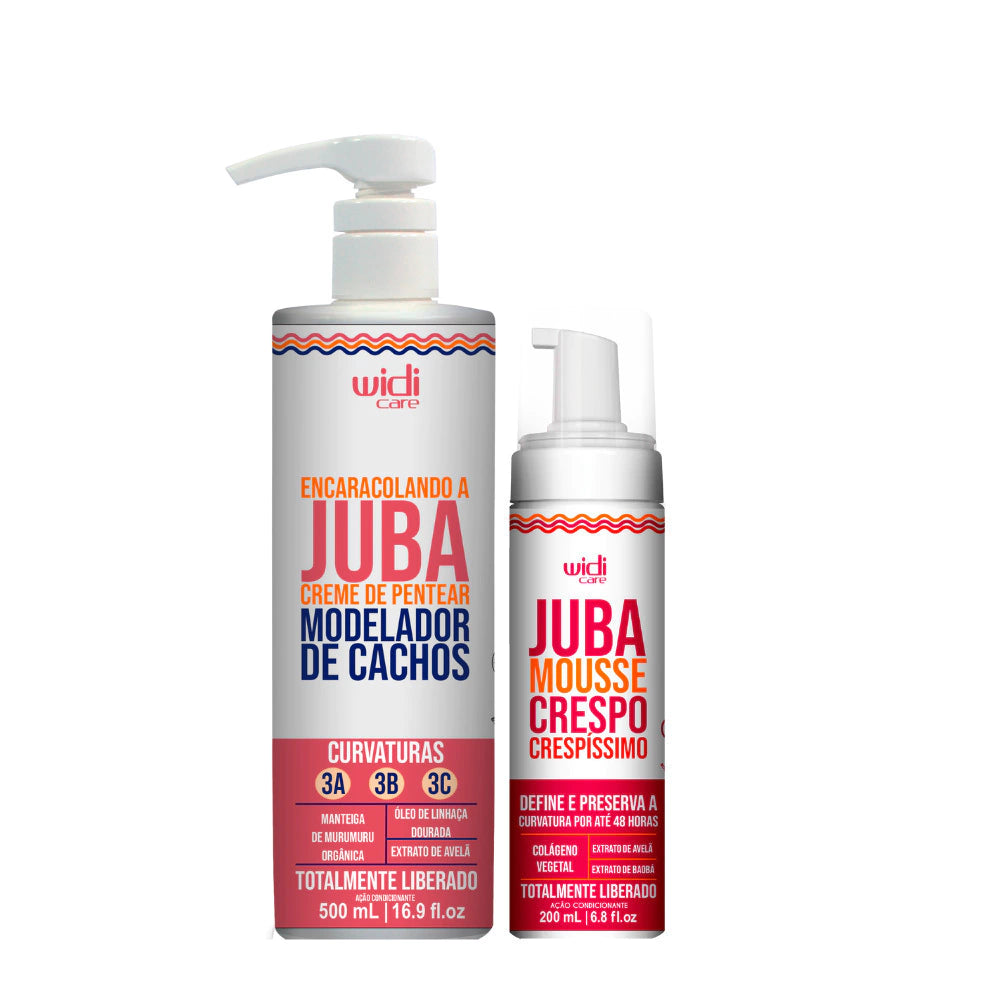Kit Widi Care Finalização Juba- Encaracolando 500g + Mousse Crespo 200ml