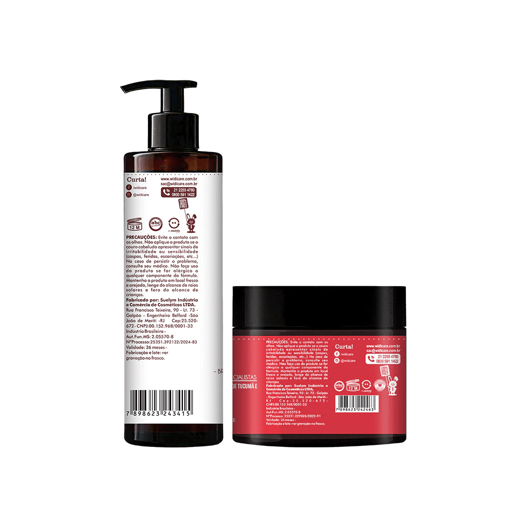 Kit Widi Care Liso Maravilha - Shampoo Controle de Oleosidade + Máscara