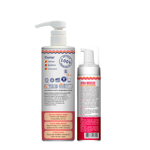 Kit Widi Care Finalização Juba- Encaracolando 500g + Mousse Crespo 200ml