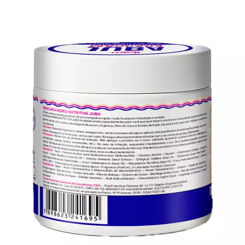 Máscara Hidro-Nutritiva Juba Máscara Ação Condicionante 500g
