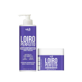 Kit Widi Care Loiro Perfeito - Shampoo Matizador + Máscara Matizadora