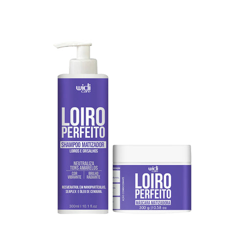 Kit Widi Care Loiro Perfeito - Shampoo Matizador + Máscara Matizadora