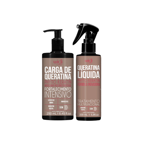 Kit Widi Care Queratina - Queratina Líquida + Carga de Queratina