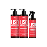 Kit Widi Care Liso Maravilha - Shampoo + Condicionador + Fluido