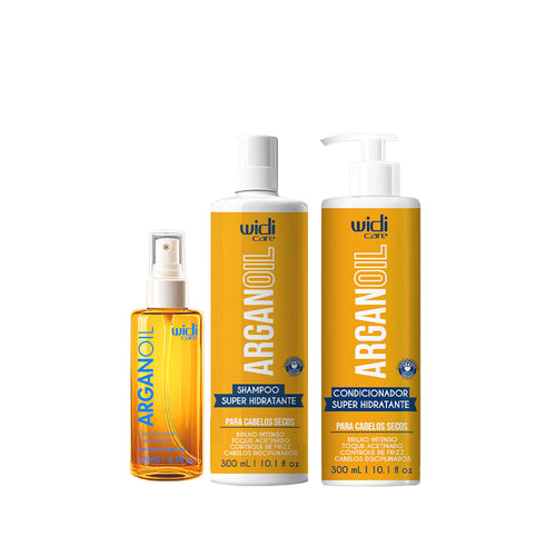 Kit Widi Care Argan - Shampoo + Condicionador + Óleo Argan Oil 120ml