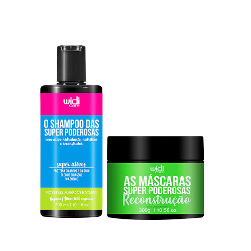 Kit Widi Care Super Poderosas - Shampoo + Máscara Reconstrução