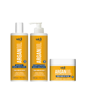 Kit Widi Care Argan - Shampoo + Condicionador + Máscara