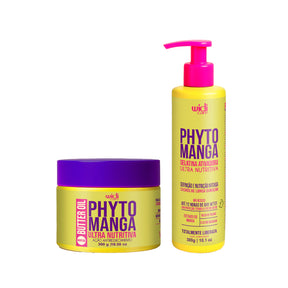 Kit Widi Care Phytomanga - Máscara Butter Oil UltraNutritiva + Gelatina Ativadora UltraNutritiva 300g