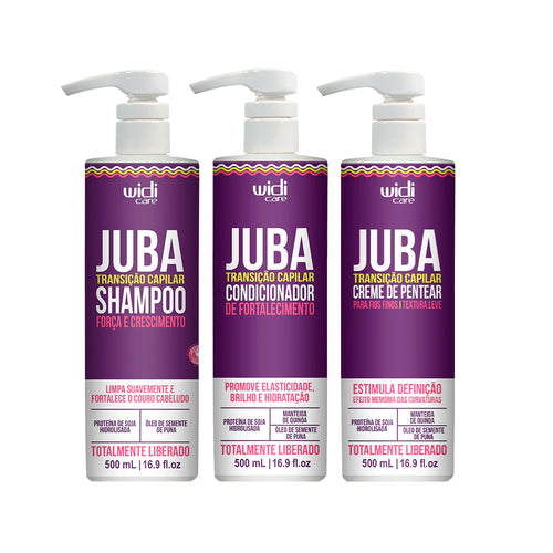 Kit Widi Care Juba Transição - Shampoo + Condicionador + Creme de Pentear Leve