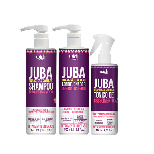 Kit Widi Care Juba Transição - Shampoo + Condicionador + Tônico