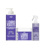 Kit Widi Care Loiro Perfeito - Shampoo Matizador + Máscara Matizadora + Leave In