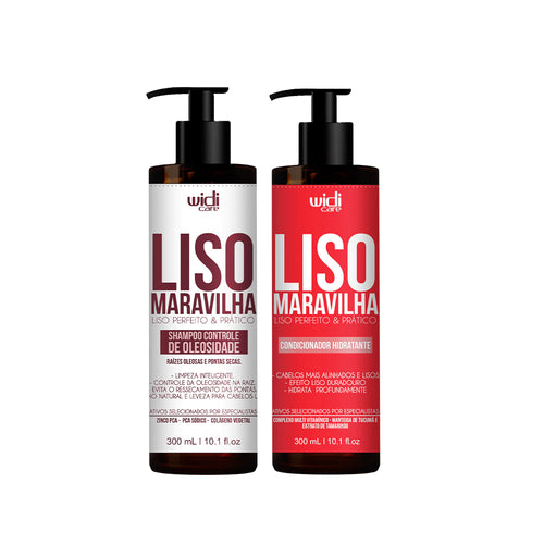 Kit Widi Care Liso Maravilha - Shampoo Oleosidade + Condicionador