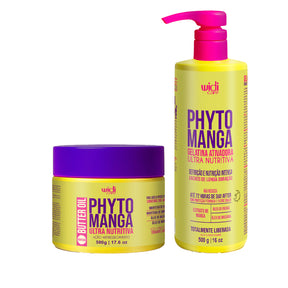 Kit Widi Care Phytomanga - Máscara Butter Oil UltraNutritiva + Gelatina Ativadora UltraNutritiva 500g