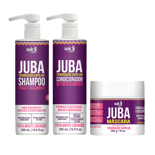 Kit Widi Care Juba Transição - Shampoo + Condicionador + Máscara