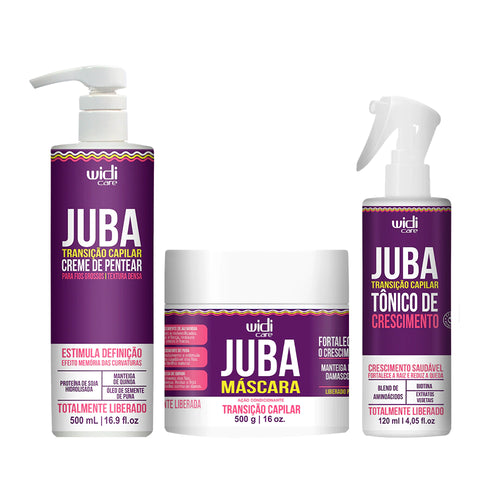Kit Widi Care Juba Transição - Creme Denso + Máscara Transição Capilar + Tônico 120ml