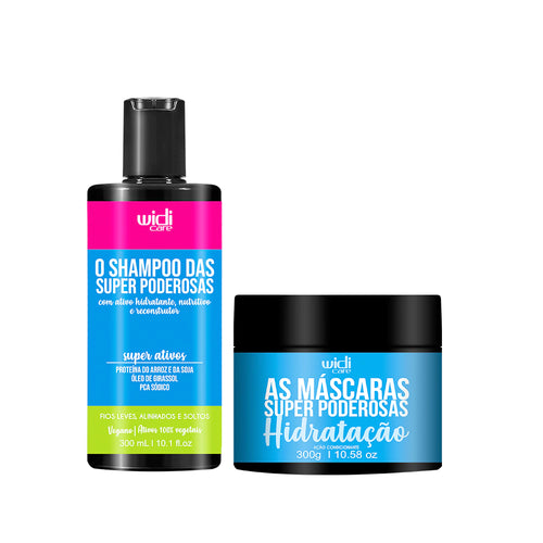 Kit Widi Care Super Poderosas - Shampoo + Máscara Hidratação