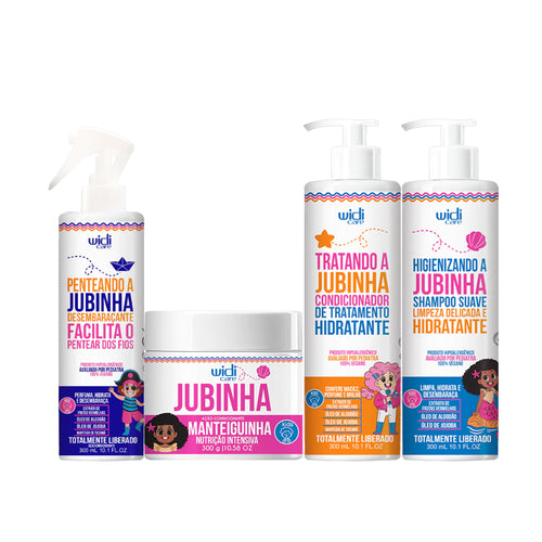 Kit Widi Care Jubinha - Shampoo + Condicionador + Máscara + Finalizador