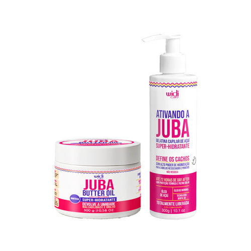 Kit Widi Care Juba - Máscara Butter Oil Super-Hidratante + Gelatina Super Hidratante 300g