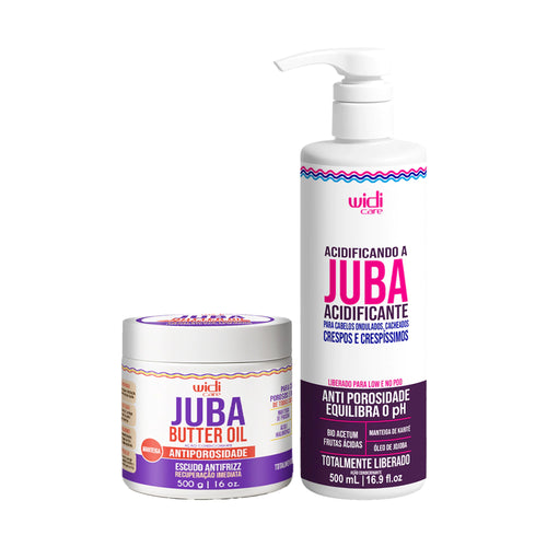 Kit Juba Antiporosidade - Acidificante + Butter Oil Antiporosidade - 500g