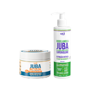 Kit Widi Care Juba - Máscara Butter Oil Umectação Intensa + Gelatina Modeladora Super Volume 300g