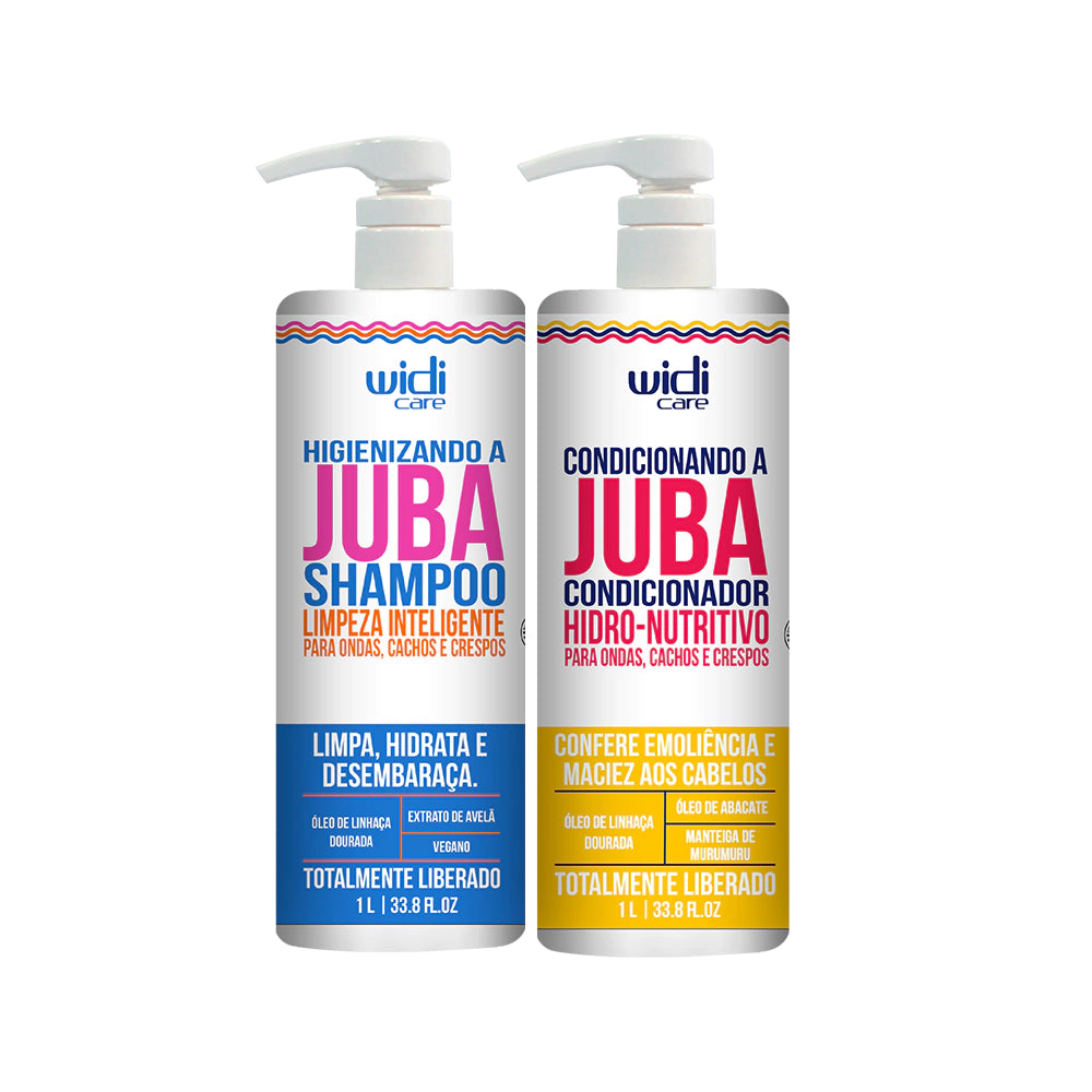 Kit Widi Care Juba - Shampoo 1L + Condicionador 1L