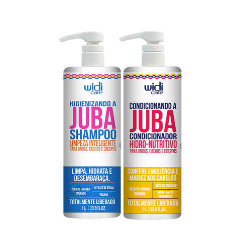 Kit Widi Care Juba - Shampoo 1L + Condicionador 1L