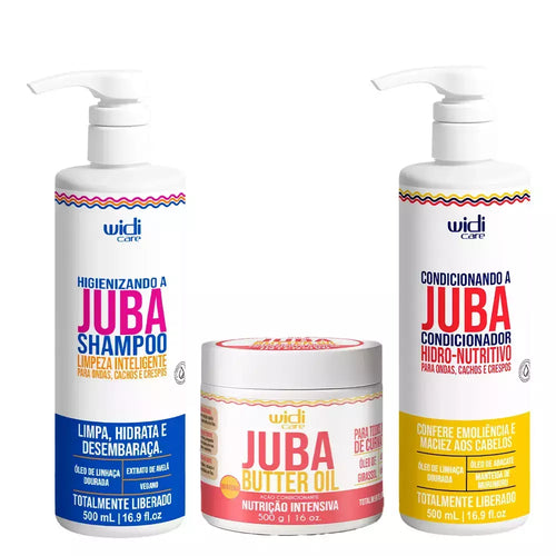 Kit Widi Care Juba- Shampoo + Condicionador + Juba Butter Oil