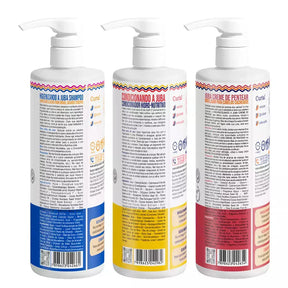 Kit Widi Care Juba - Shampoo + Condicionador + Encaracolando a Juba 1l