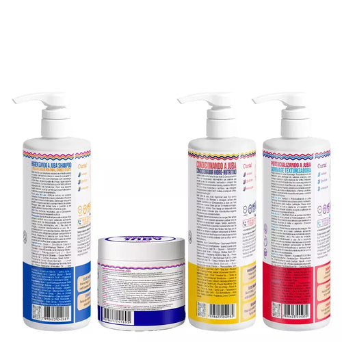 Kit Widi Care Juba Gommage - Shampoo + Condicionador + Máscara Hidro Nutritiva + Gommage 480g
