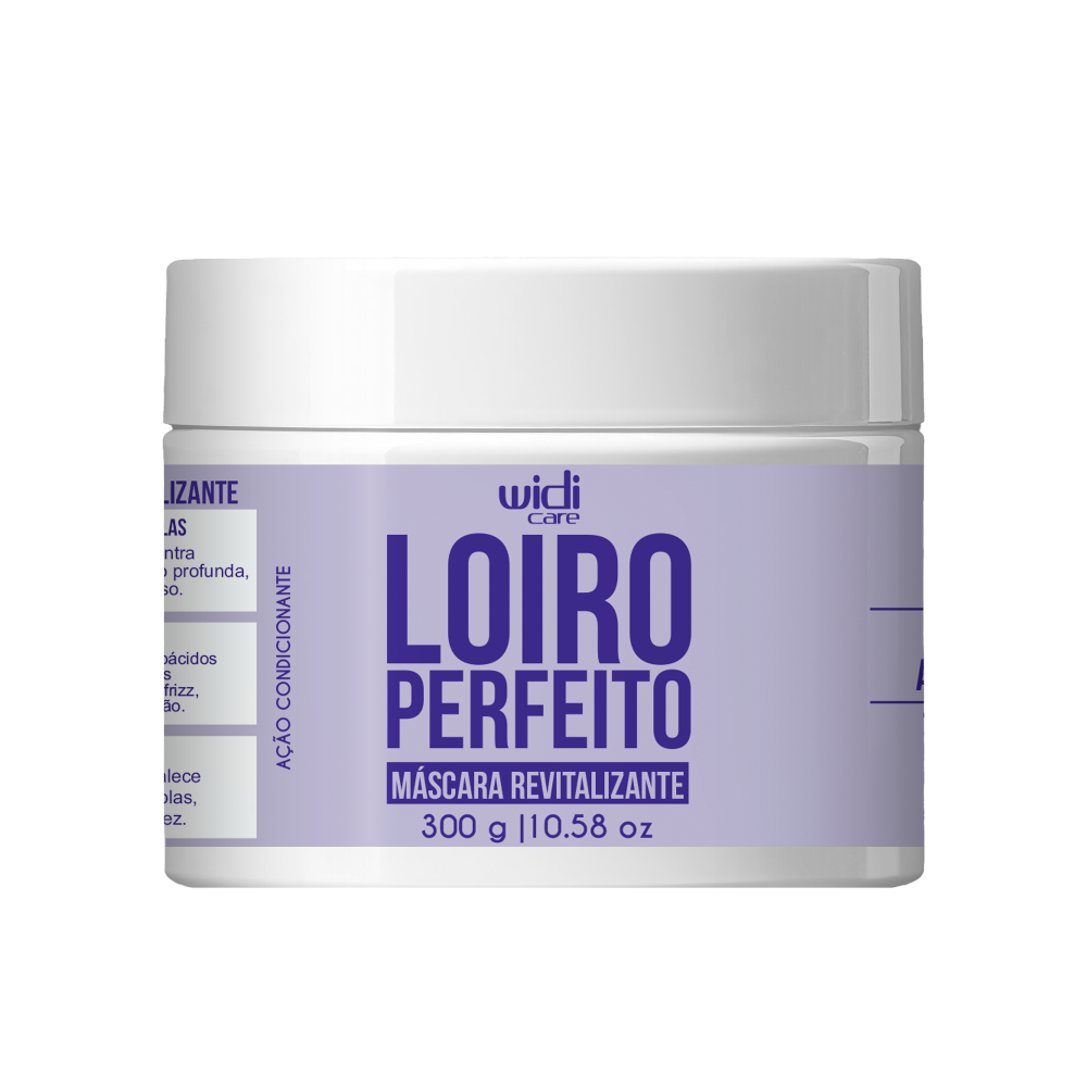 Kit Widi Care Loiro Perfeito Matizadora Argan Oil - Shampoo Matizador + Máscara + Máscara Argan Oil + Leave In