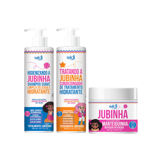 Kit Widi Care Jubinha - Shampoo + Condicionador + Máscara