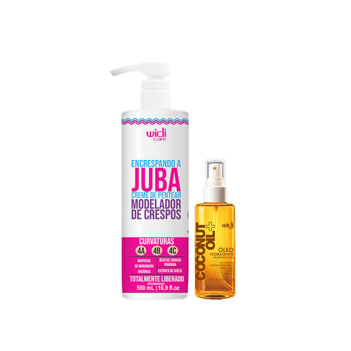 Kit Widi Care Finalização - Encrespando a Juba 500g + Óleo Coconut 120ml