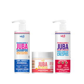 Kit Widi Care Juba - Shampoo + Máscara Butter Oil + Gommage 480g