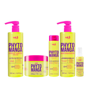 Kit Widi Care Phytomanga Curvaturas - Shampoo + Condicionador + Máscara 300g + Creme Efeito Leve + Sèrum 60ml
