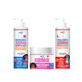 Kit Widi Care Jubinha - Shampoo + Máscara + Creme de Pentear Pesadinho
