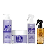 Kit Widi Care Loiro Perfeito Revitalizante - Shampoo + Máscara + Leave In + Shine Gold