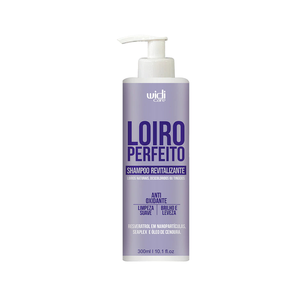 Kit Widi Care Loiro Perfeito Revitalizante Acidificante Juba - Shampoo + Máscara + Leave In + Acidificando a Juba