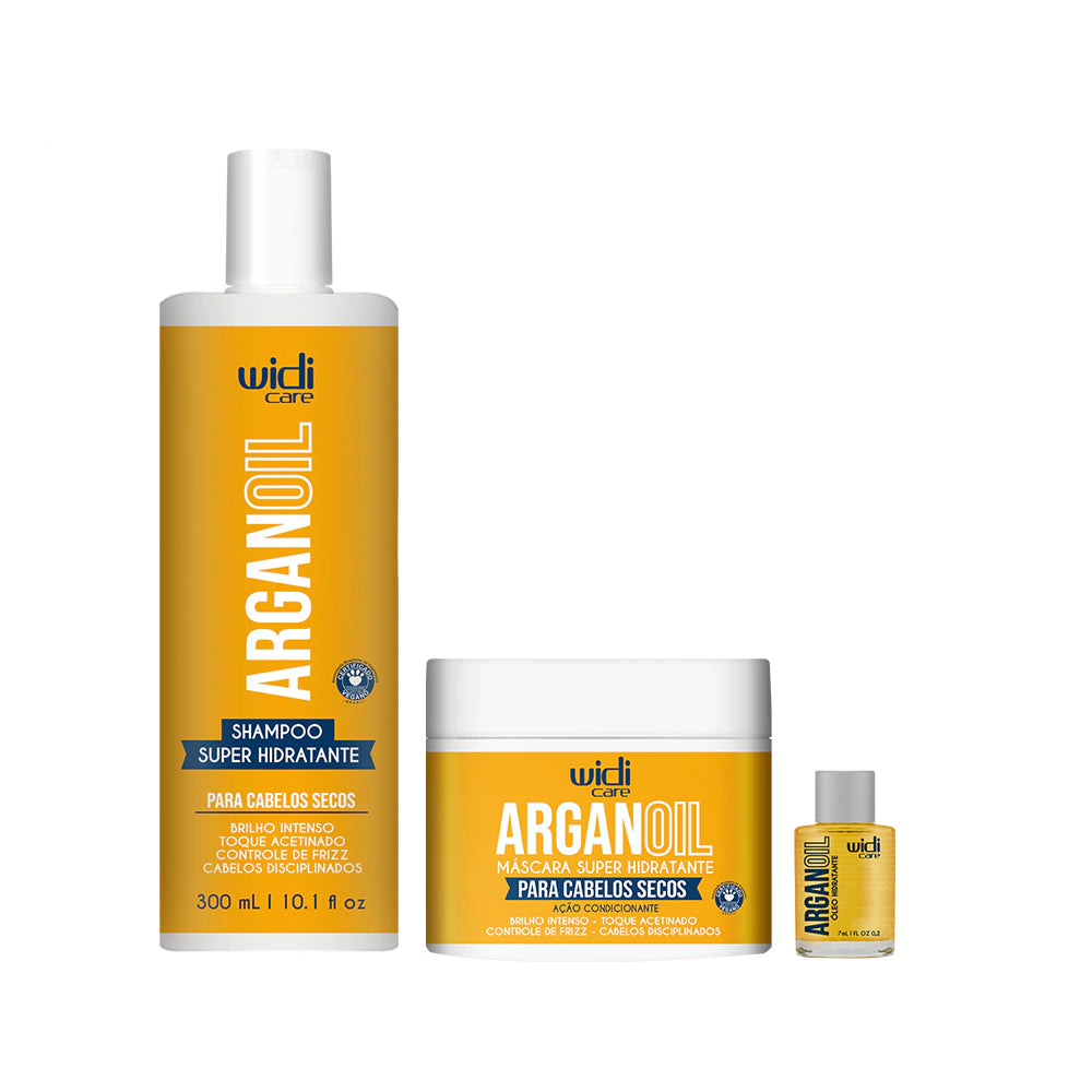 Kit Widi Care Argan - Shampoo + Máscara + Óleo 7ml