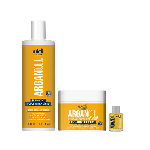 Kit Widi Care Argan - Shampoo + Máscara + Óleo 7ml