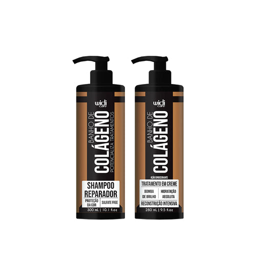 Kit Widi Care Banho de Colágeno - Shampoo 300ml + Máscara 280g