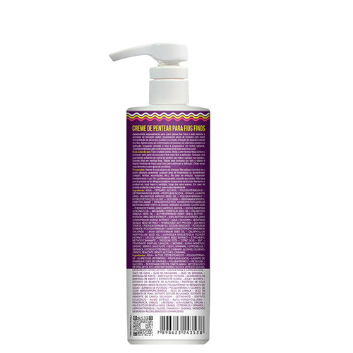 Creme de Pentear Juba Transição Capilar Textura Leve 500ml