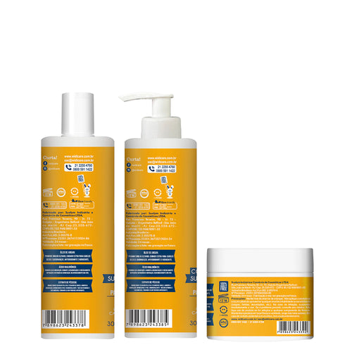 Kit Widi Care Argan - Shampoo + Condicionador + Máscara
