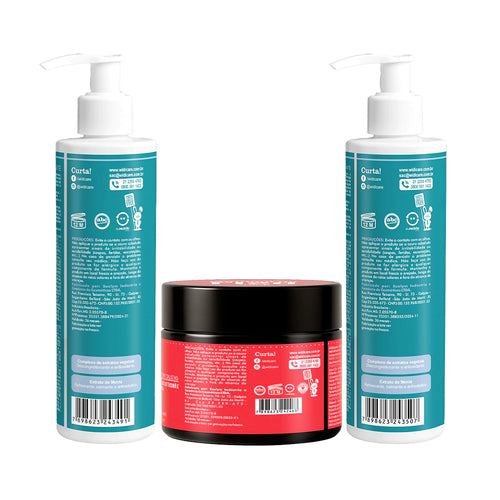 Kit Widi Care Detox Liso Maravilha - Shampoo + Condicionador + Máscara