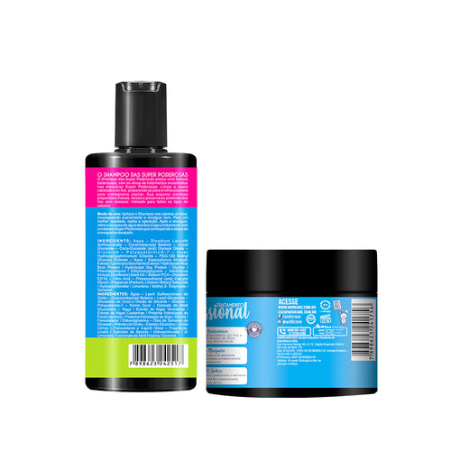 Kit Widi Care Super Poderosas - Shampoo + Máscara Hidratação