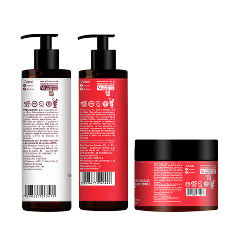 Kit Widi Care Liso Maravilha - Shampoo Oleosidade + Condicionador + Máscara