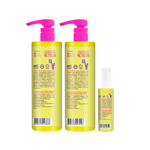 Kit Widi Care Phytomanga Curvaturas - Shampoo + Creme Efeito Leve + Sérum 60ml