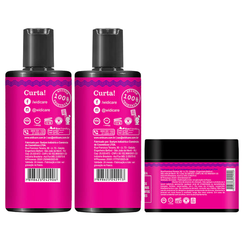 Kit Widi Care Curvas Mágicas - Shampoo + Condicionador + Máscara
