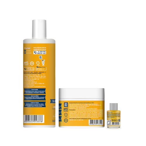 Kit Widi Care Argan - Shampoo + Máscara + Óleo 7ml