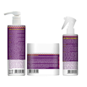 Kit Widi Care Juba Transição - Creme Denso + Máscara Transição Capilar + Tônico 120ml
