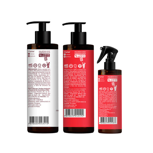 Kit Widi Care Liso Maravilha - Shampoo Oleosidade + Condicionador + Fluido